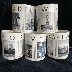Starbucks City Scenes Series Mugs Your Choice NY, Philly, Las Vegas, Washington